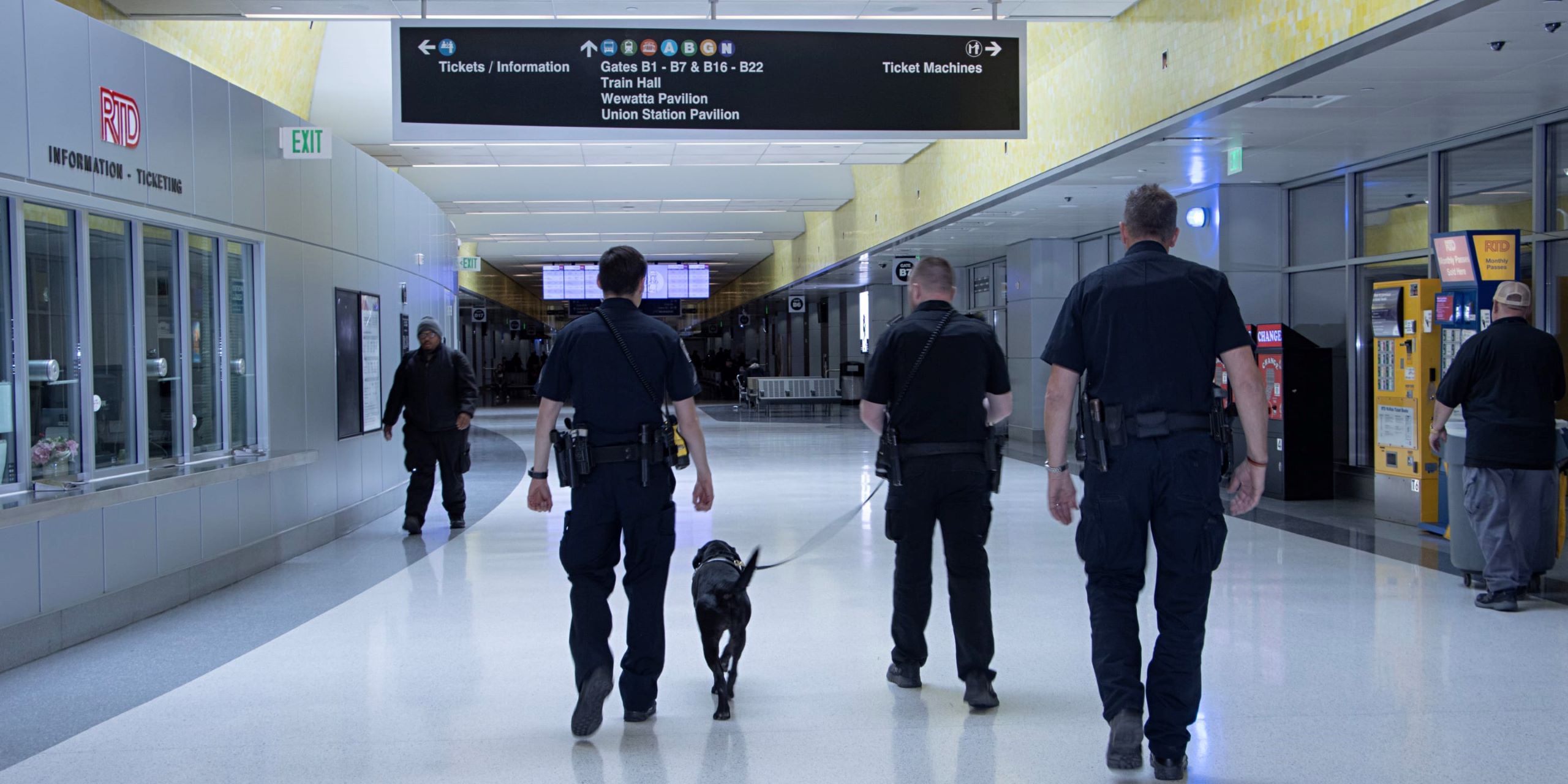 RTD Police at Denver Union Station.