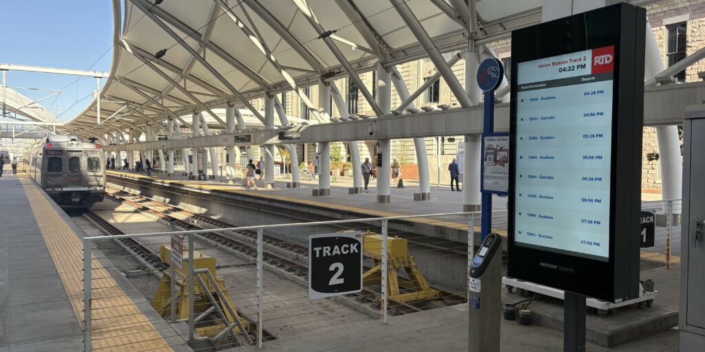 N Line train at Denver Union Station.